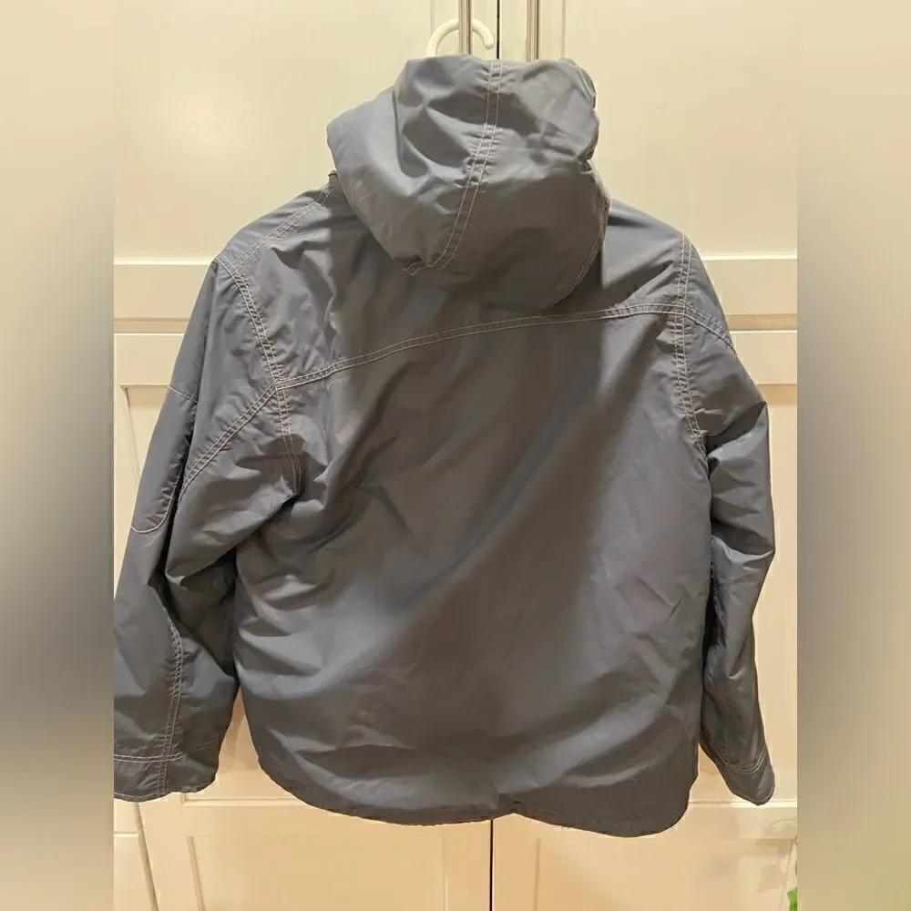 Mini BODEN Boys Youth Jacket Coat with Snow guard 11/12 Nylon Full Zip Snap